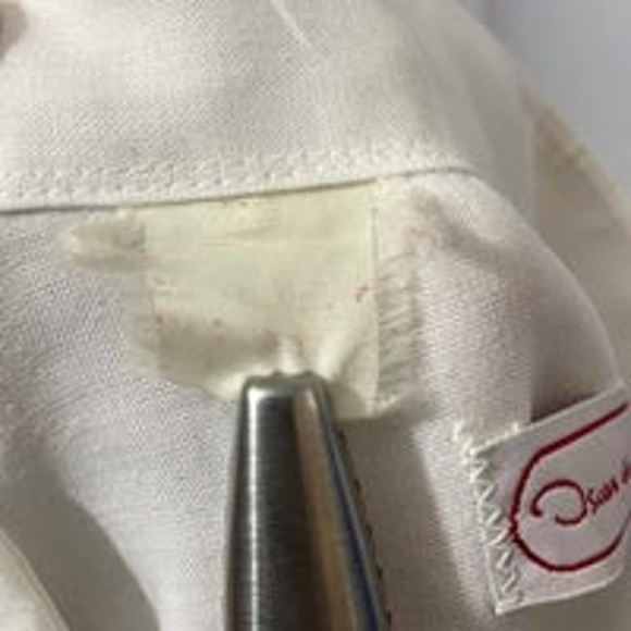 Oscar de La Renta Vintage Men's Shirt Short Sleeve Button Down  XL - Panama- - Picture 4 of 9